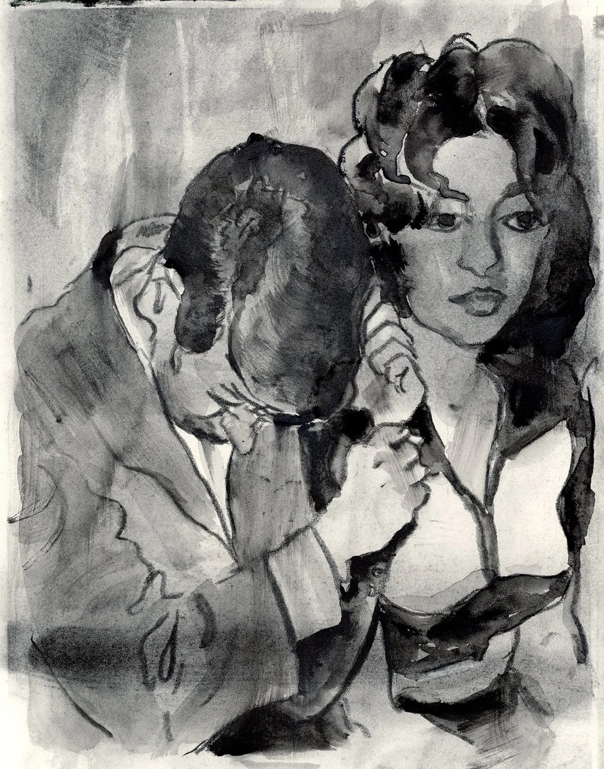  d.n.a. 
 Graphite on Arches Watercolor Paper
6.6in. x 8.5n.
2026 