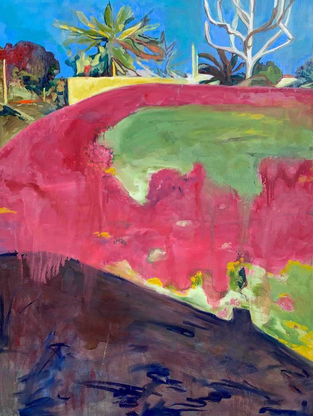 Orange County •
2022 •
Acrylic, Oil on Canvas •
36” x 48”