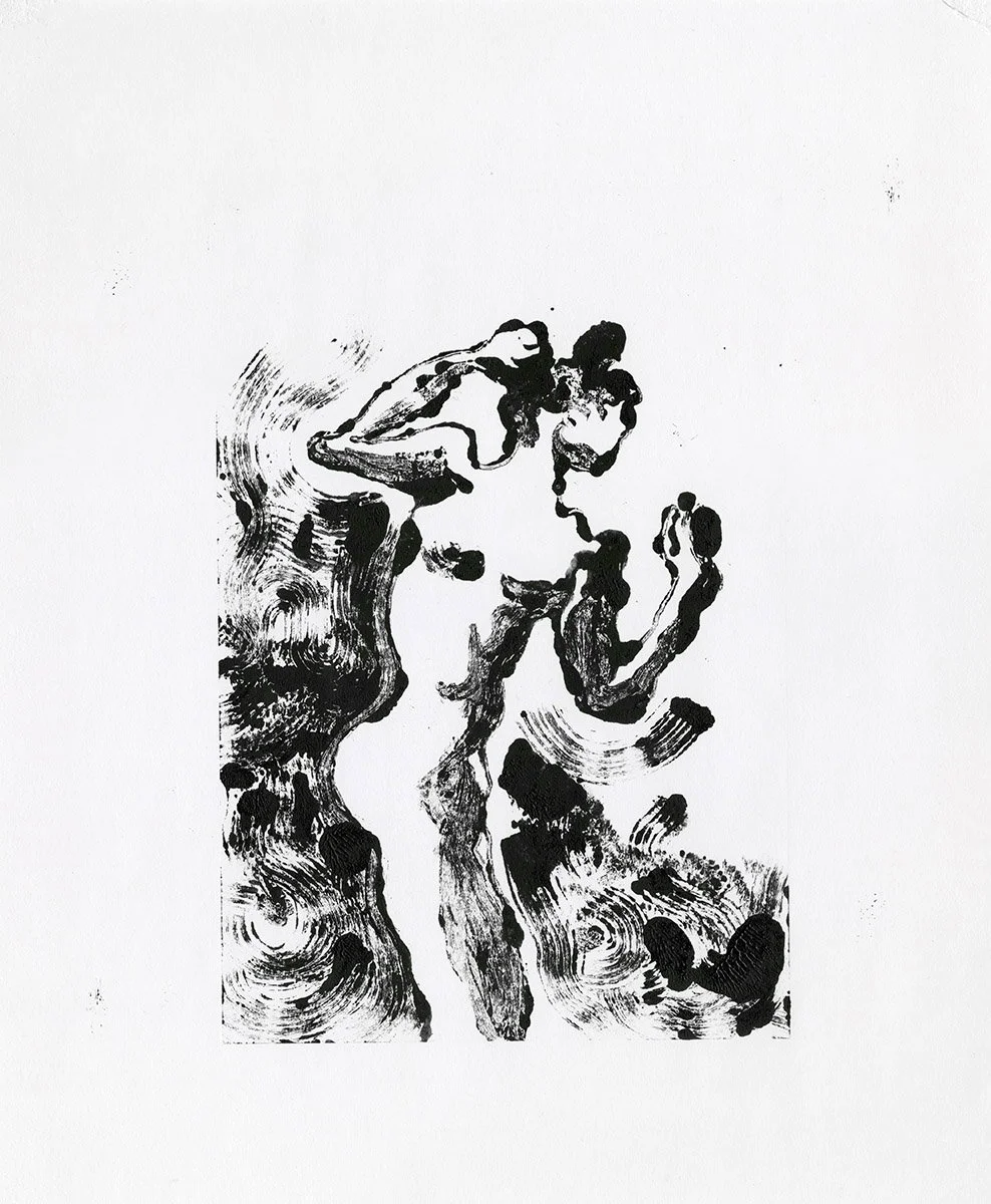  Dance Like You Mean It 
 Monotype
 Intaglio Ink on Paper
2020 