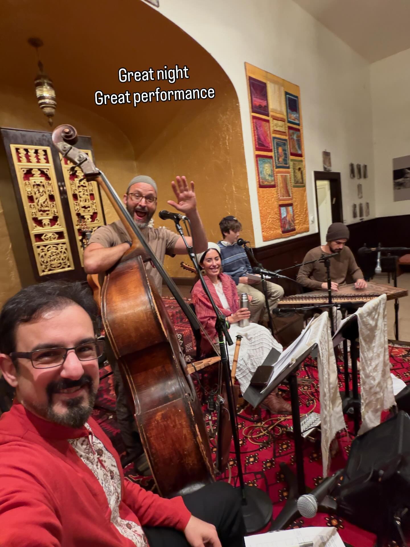 Had a great night and a great performance with @eliyahusillsmusic, Rachel, and @moshevatch