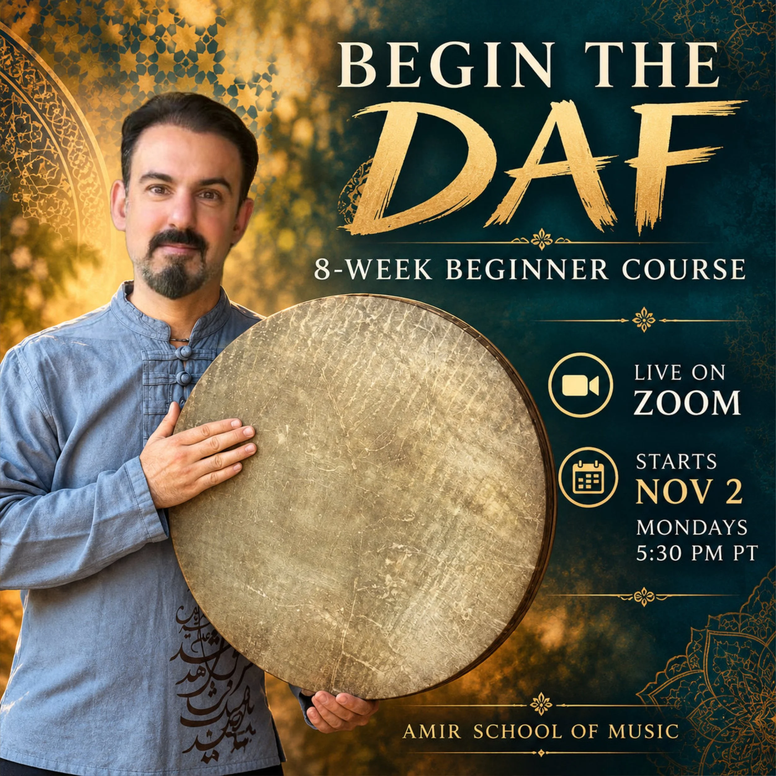 Daf and Frame Drum - Beginner 8 Weeks Journey