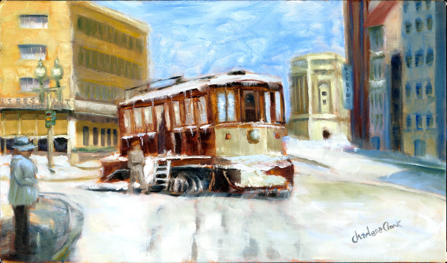 DC Transit - Stuck Snowsweeper New York Ave.
