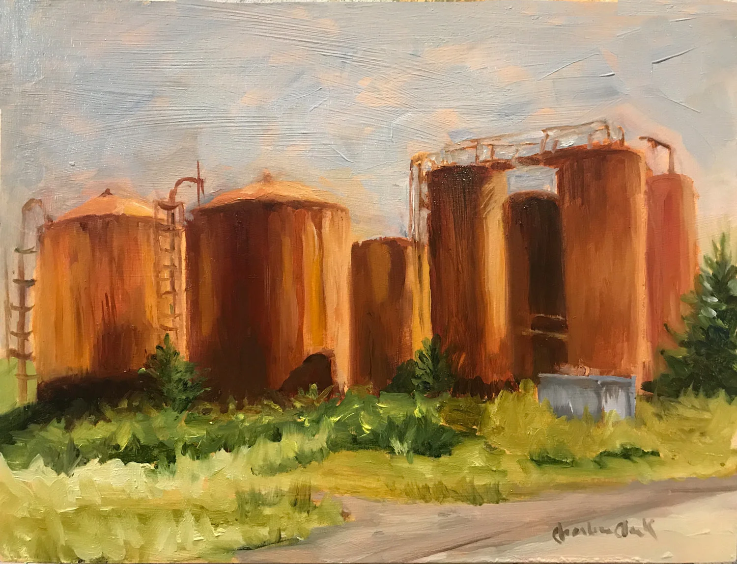 Abandoned Silos Nova Scotia