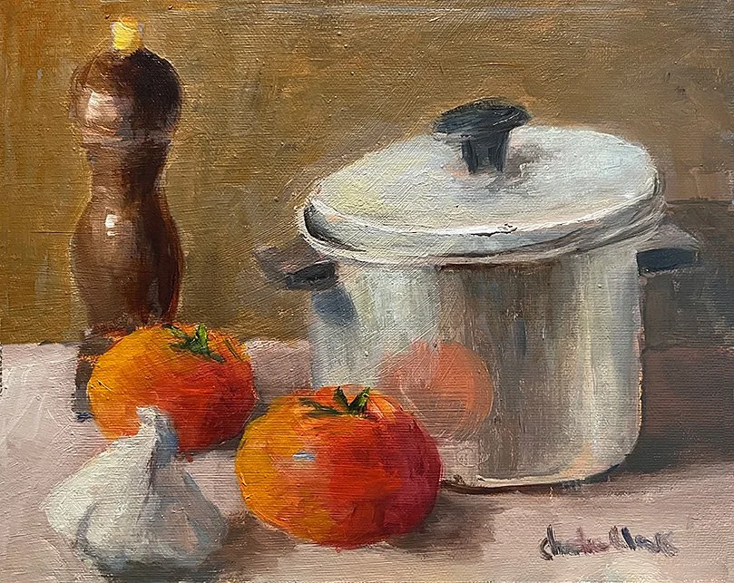 Favorite Pot and Tomatoes
