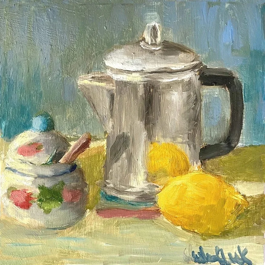 Coffee Pot and Jam
