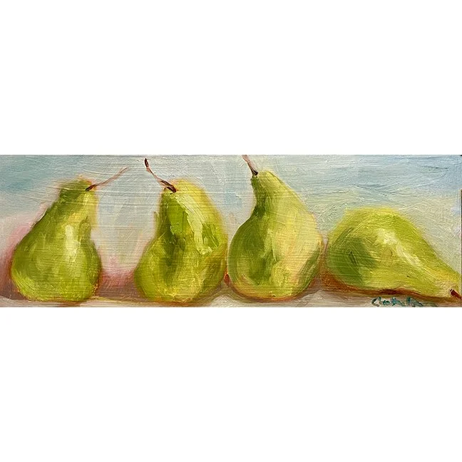 Pears in a Row 4x12.jpg