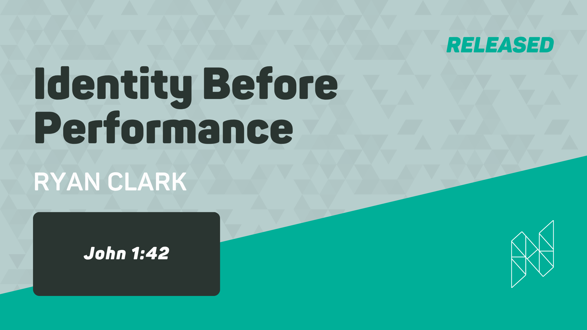 Identity Before Performance