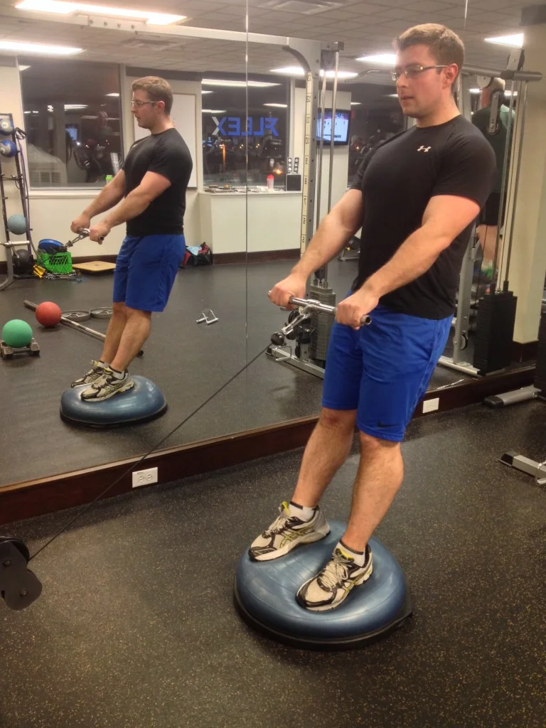 Flex fitness bosu down.jpg