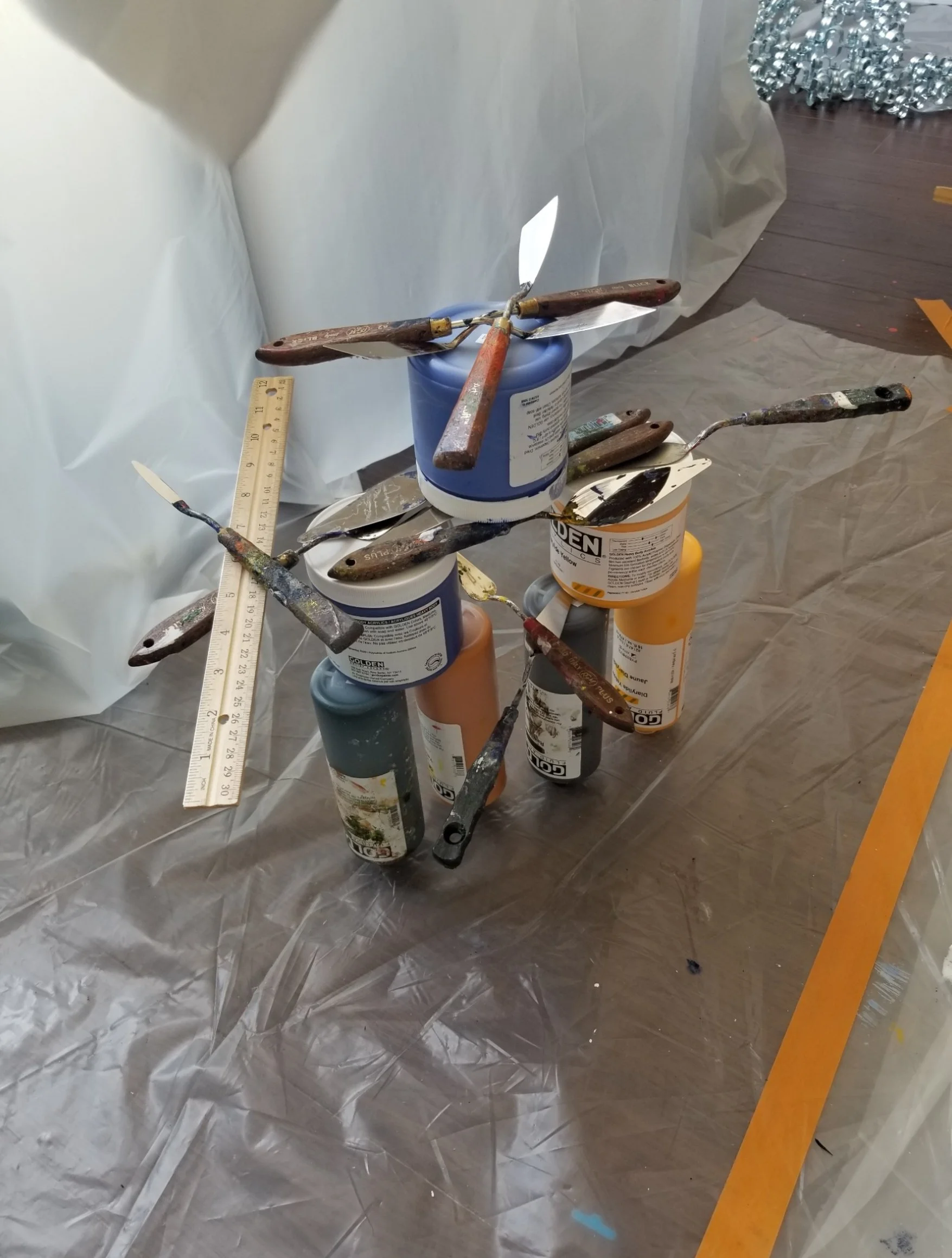 Waiting for paint to dry