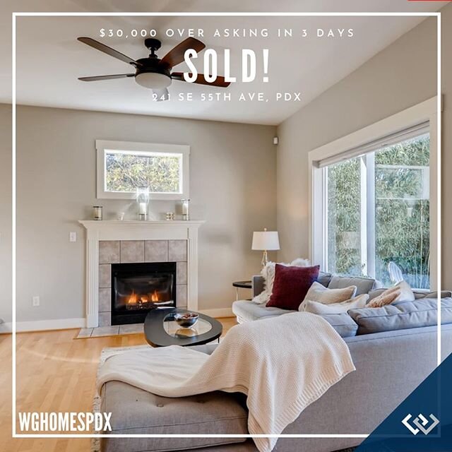 🔥Just Sold!🔥
➡️The fun part for my seller? $30,000 over asking in 3 days (safely in the middle of a pandemic‼️). 🙏🤩
➡️The fun part for me? A dear client and friend who trusts me over and over with their real estate investments. 👍 I feel very luc
