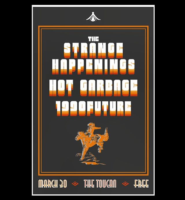 Kingston! We are coming for you AND YOUR BABIES! (*We are not coming for your babies) Saturday, March 30 at the @toucankingston with @hotgarbg and @thestrangehappenings ....... !!!!!!!