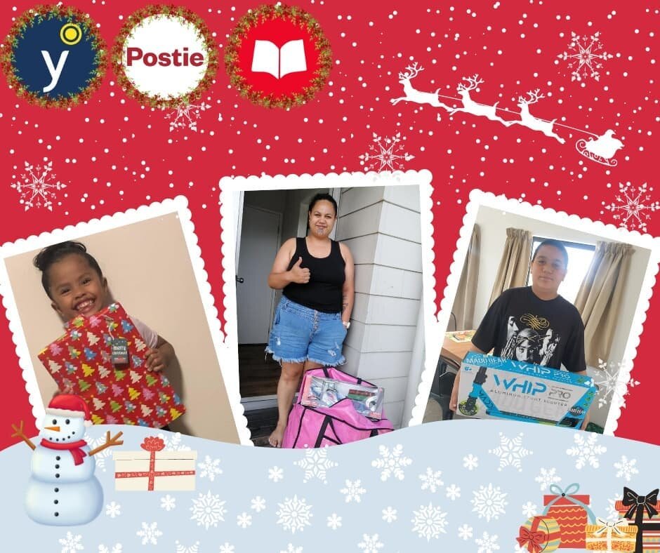 Massive Shout out too @yellow_nz , @scholastic_nz and @postienz for the Christmas prezzies. All the donations have sure made a lot of children and whanau extra happy this year🎅🤩🔥