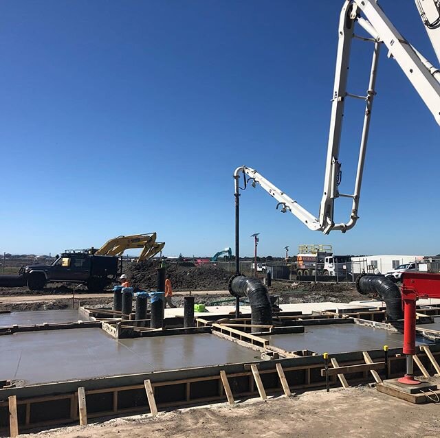 What a day to be pouring #concrete! That&rsquo;s the last of the blinding in. Boxing then steel fixers next. #melbourneconstruction #melbourneconstructionindustry #civilconstruction