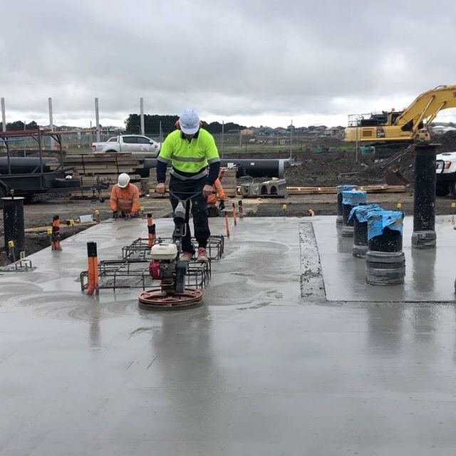 So good to get this knocked over before the Easter break. #concrete #melbourneconstruction #civilconstruction #pumpstation