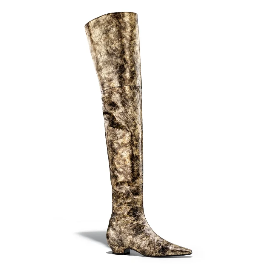 Chanel Laminated Suede Goatskin $2,450