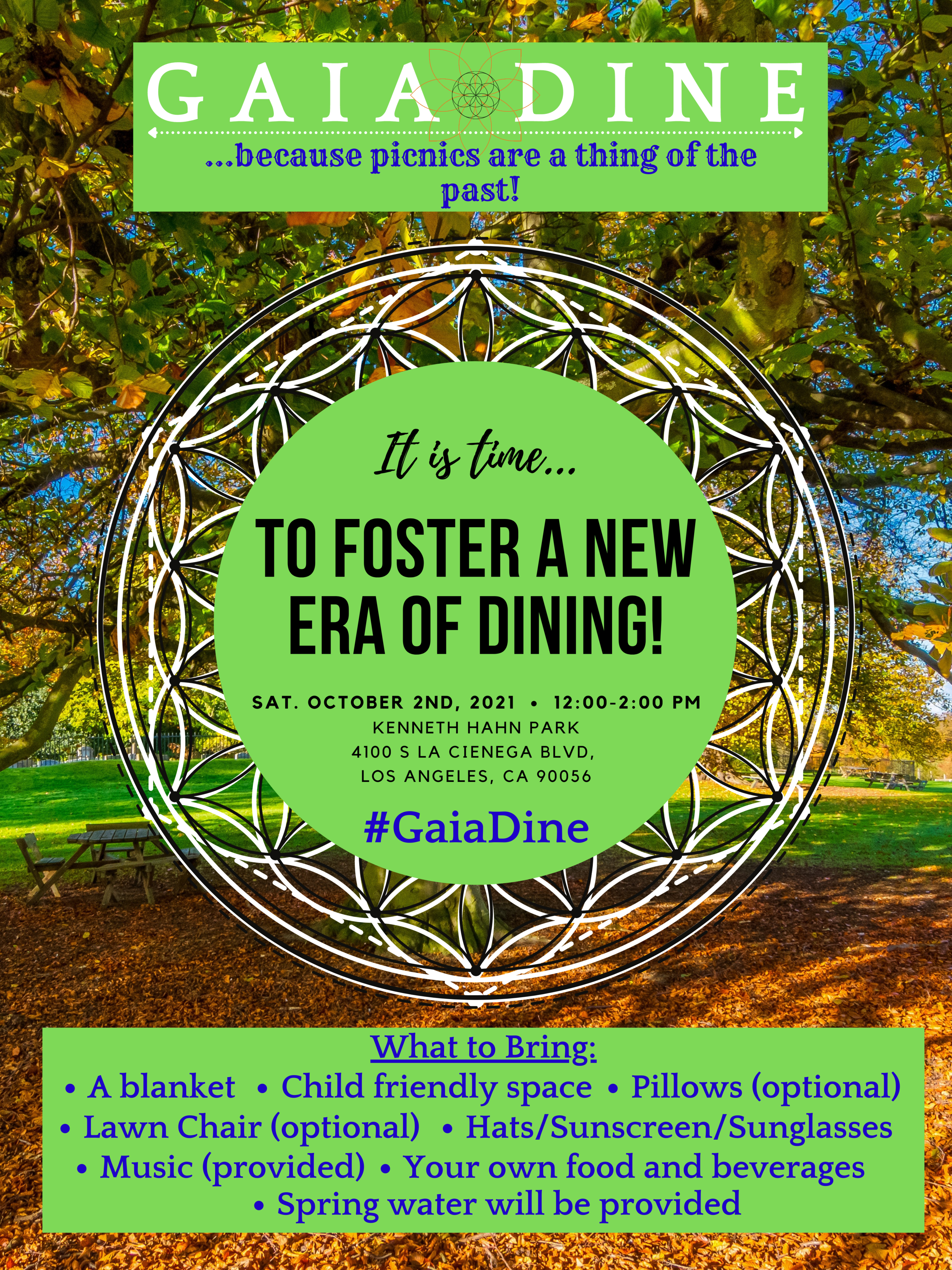 Gaia Dine: Outdoor Dining Without A Checkered Past