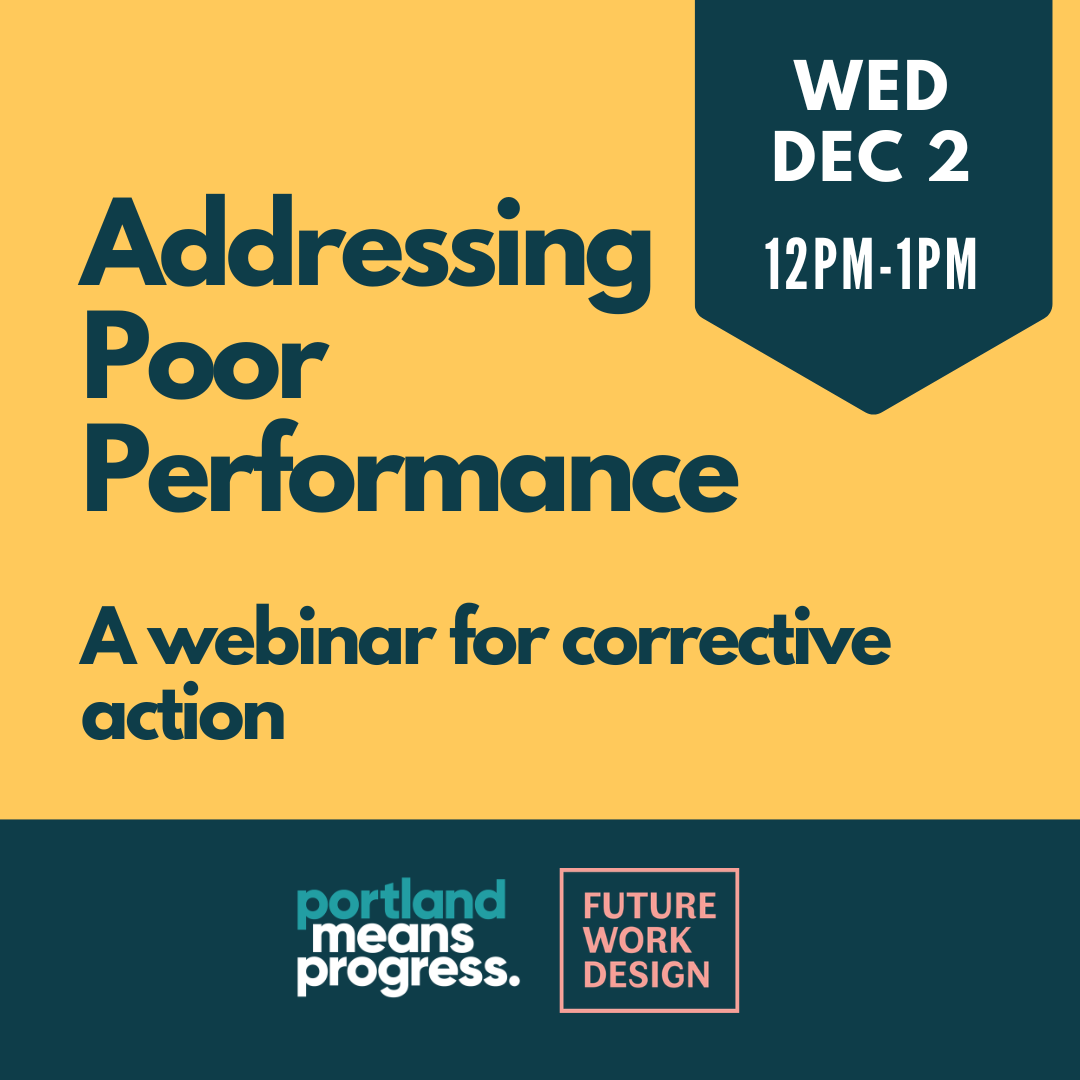 Addressing Poor Performance Webinar