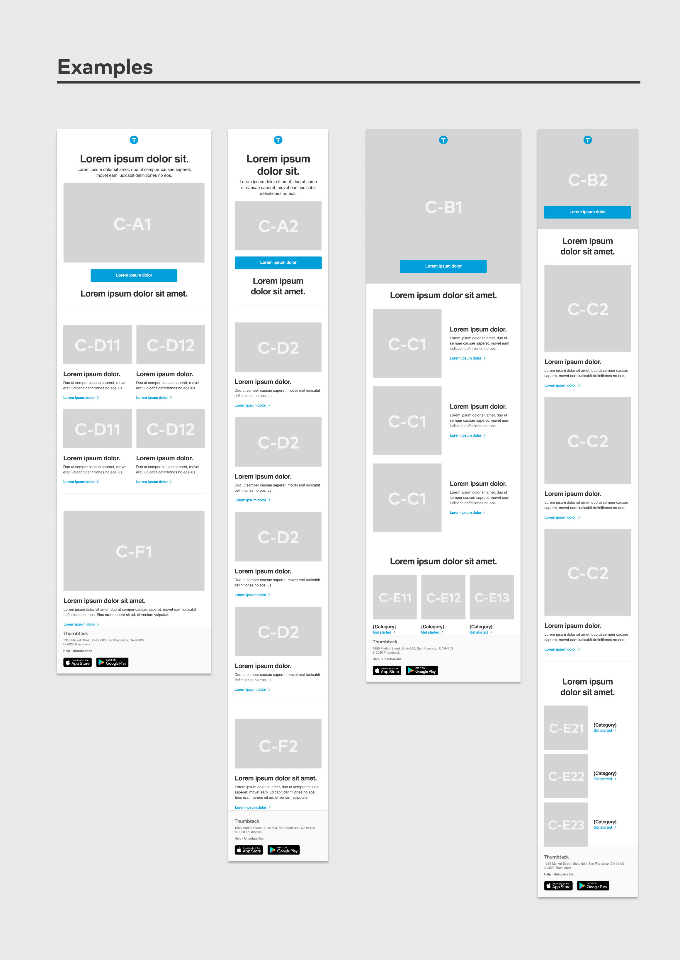 Customer Example Emails