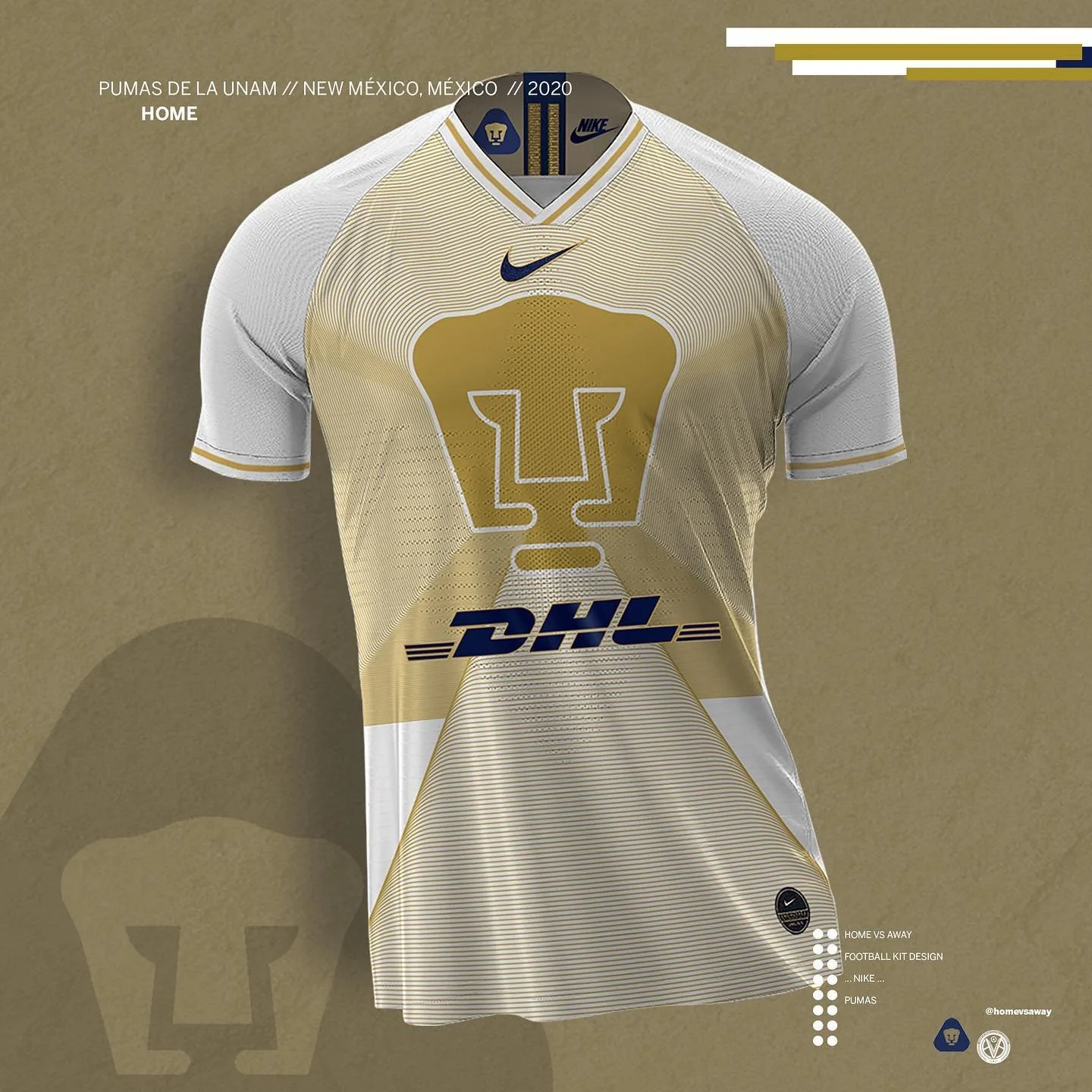 The most iconic jersey in the world? Concept Jersey set for @pumasmx and @nikefootball Inspired by the long history of this icon.
#footballdesign #soccerkit #nikefootball #soydepumas #pumas #unam #&aacute;guilasporelmundo #mexicocity #mexico