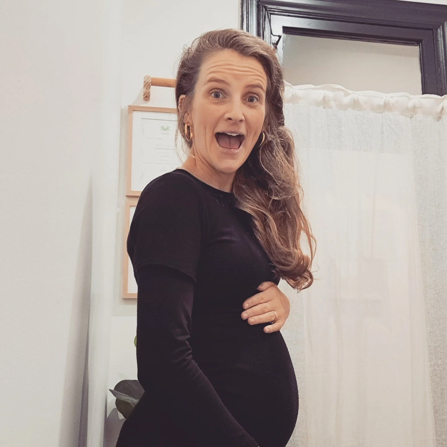 Well, I thought it was about time to share that little baby Nutmeg 2.0 is growing and growing fast! This little turnip is coming in November. 

For Nutmeg, this means a few things;⁠
⁠
1. I will be taking on new patients up until September and again p