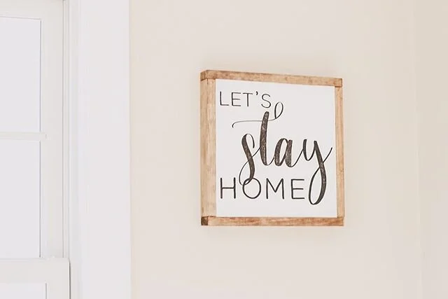 LIKE WE HAVE AN OPTION?! 😂 .
.
#woodsigns #decor #homedecor #woodsign #handmade #isolation #socialdistancing #quarantine #letsstayhome