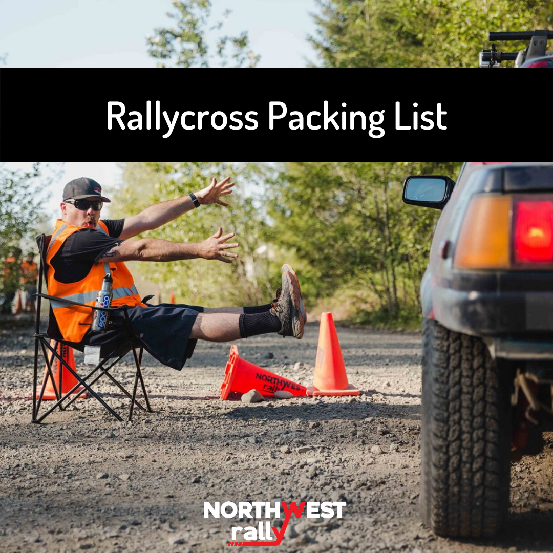 Rallycross Packing List 