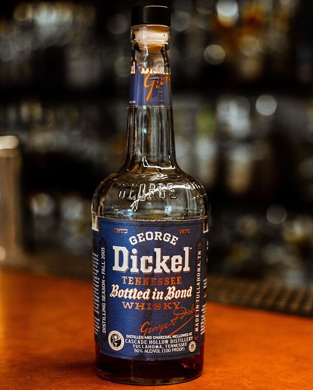Today is Whisk(e)y Wednesday starting at 4 pm. It&rsquo;s the perfect time to have some pours that you&rsquo;ve been wanting to try.

George Dickel Bottled in Bond is a great way to start.

The Bottled in Bond Act of 1897 was initially passed to guar