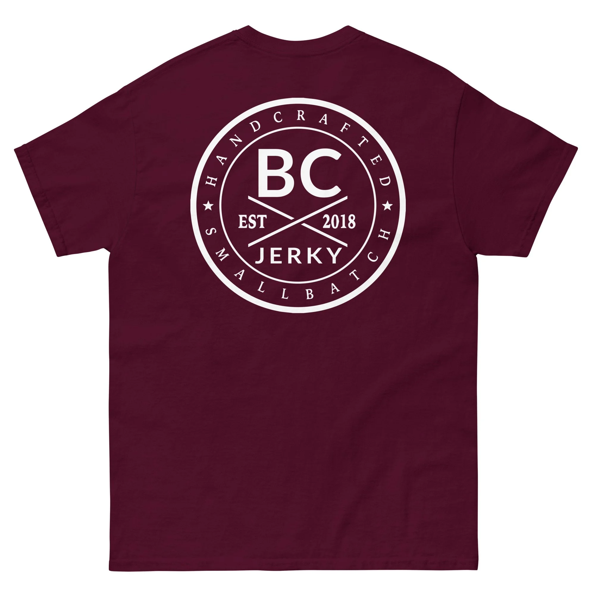 mens-classic-tee-maroon-back-629495482fb22.jpg