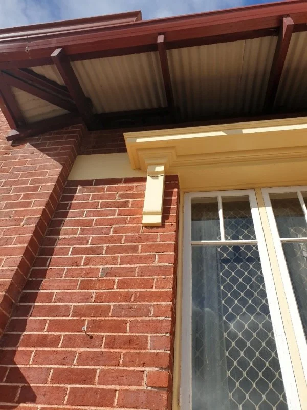 view of brick wall to eaves of heritage home in cottesloe area