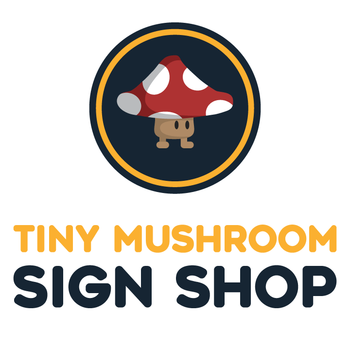 Tiny Mushroom Sign Shop