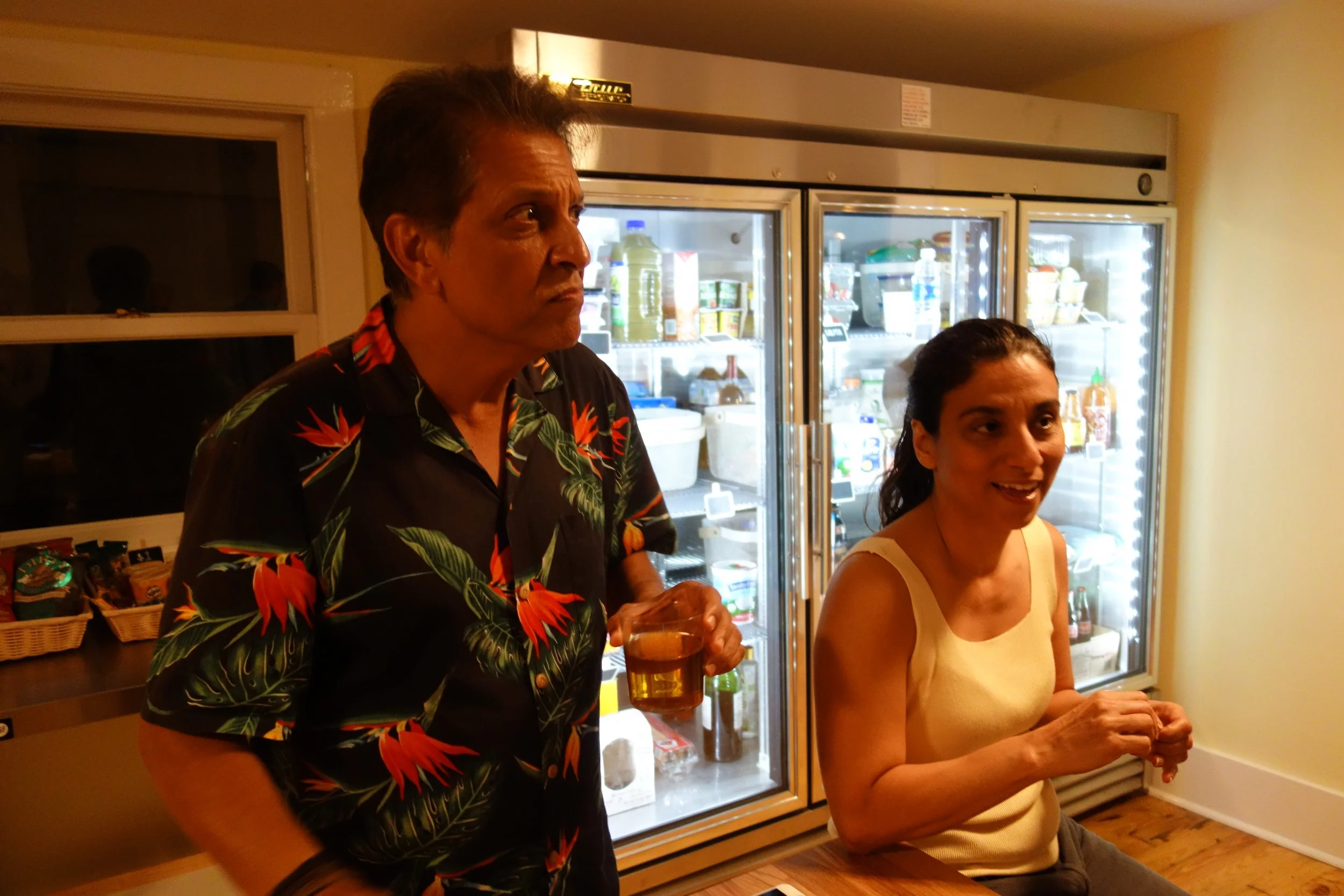 Roamies - Arnas and Ader in kitchen.JPG