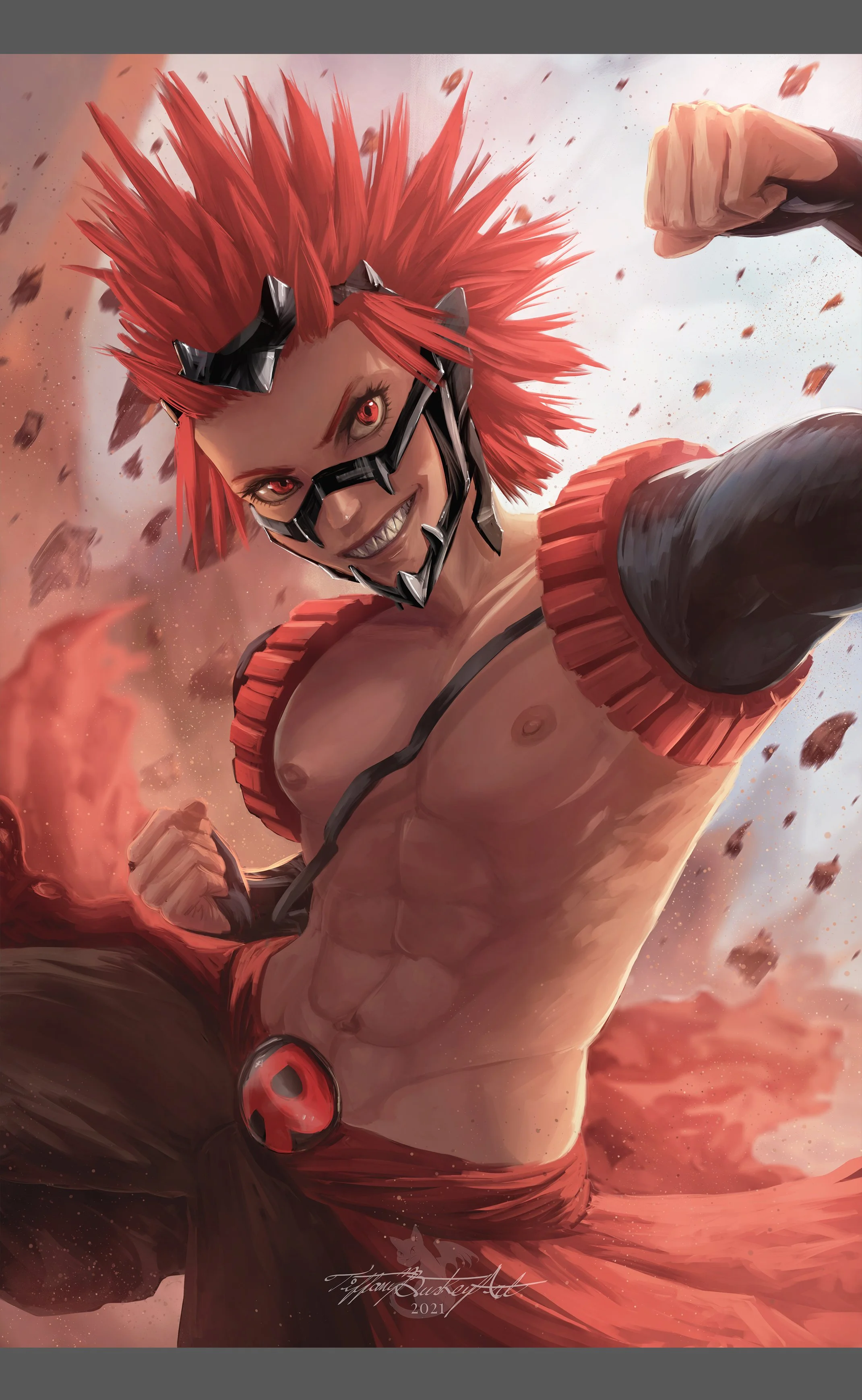 Eijiro Kirishima 12x18 Print