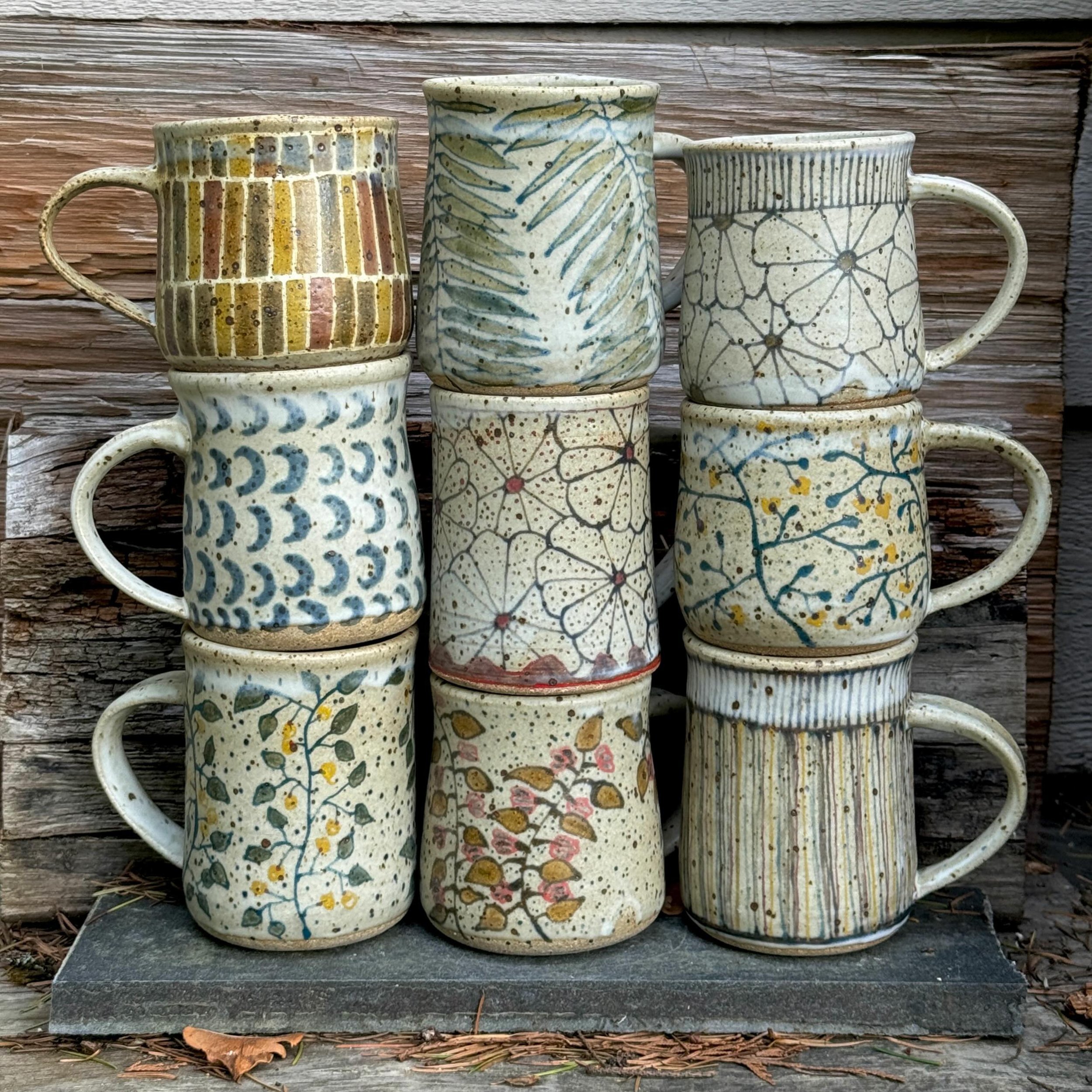 Excited to share new work on Sunday, 4/14 @valleymademarket in Mount Vernon ❤️ #mug #handmade #pottery #pnwpottery