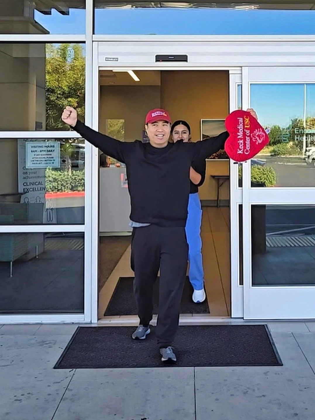 Great news! Fr. Duy has been released from the rehabilitation center and is now healing at home. Just 3 weeks after surgery, he has already surpassed doctors&rsquo; expectations and graduated from PT, OT, and speech therapy 100%! We don&rsquo;t yet k