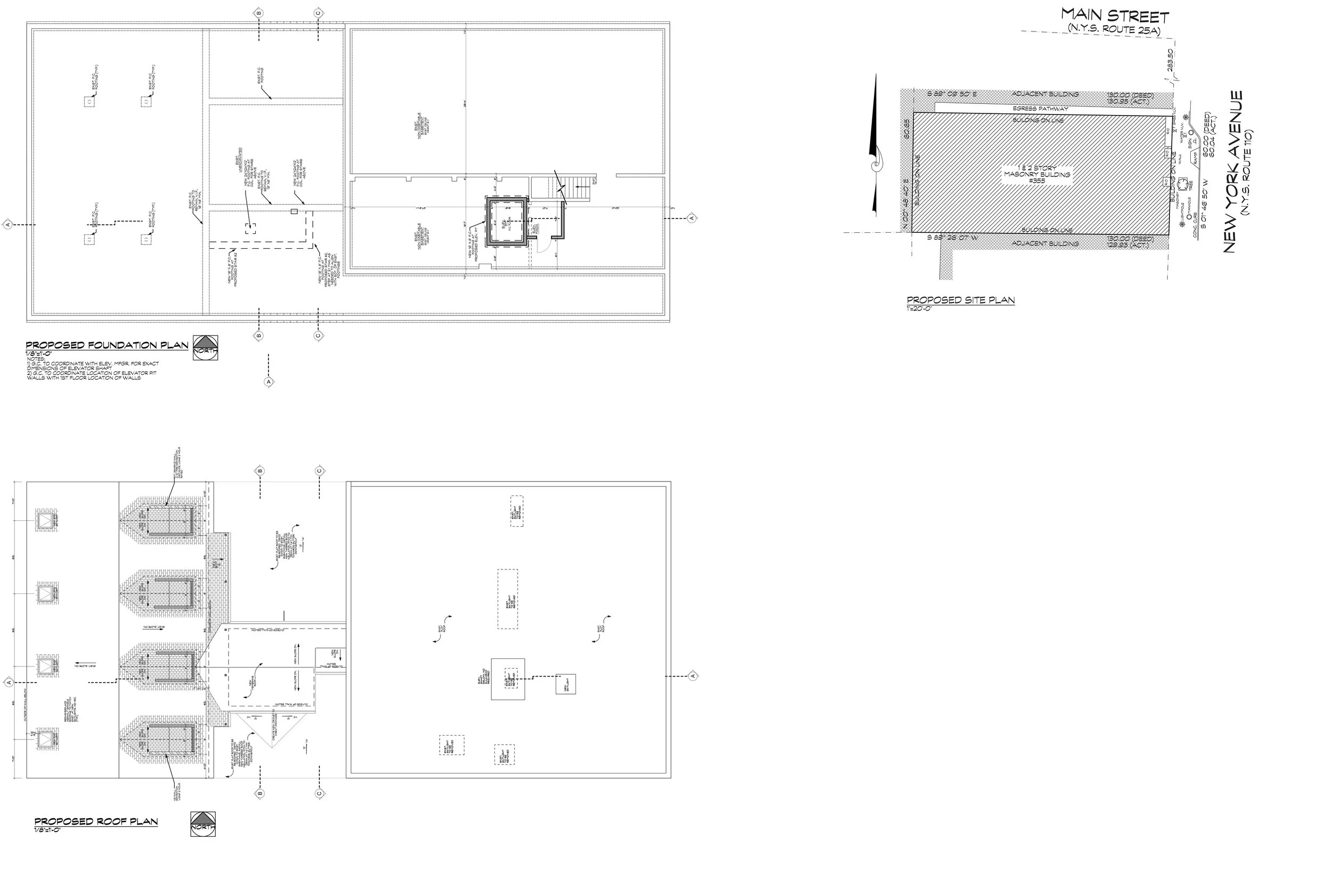 Foundation and Roof Plan