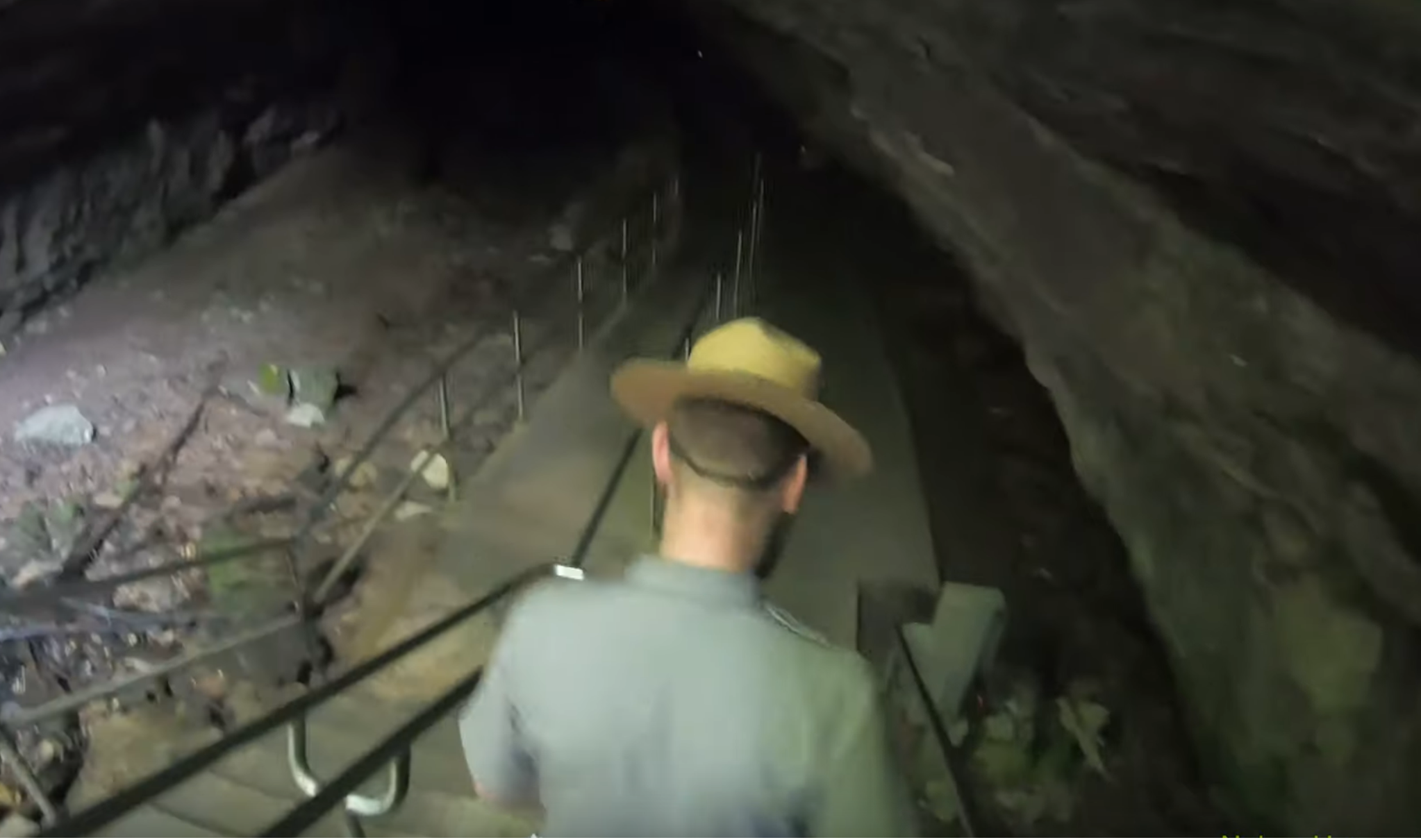 Mammoth Cave in Kentucy- with Fat Man's Misery- first time in a cave
