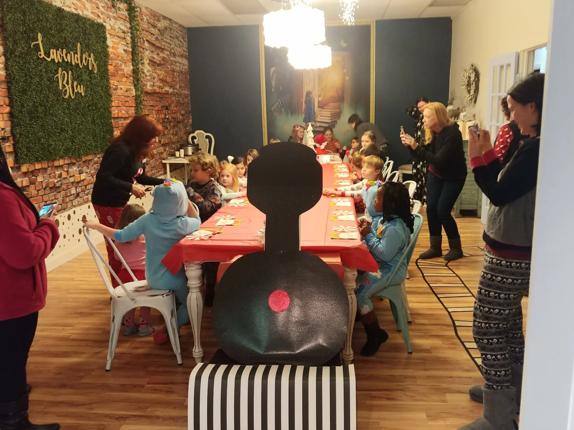 We served hot cocoa and cookies and read The Polar Express in our jammies!