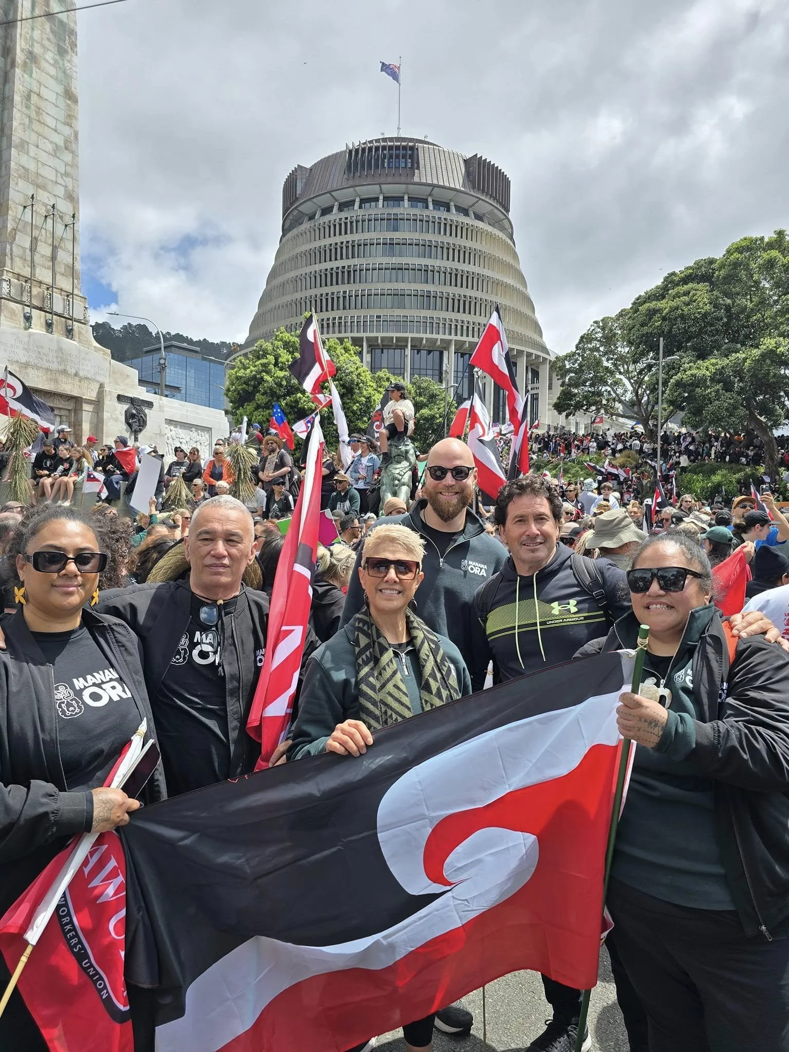 Hikoi to parliament opposing the Treaty Principles bill, 2024
