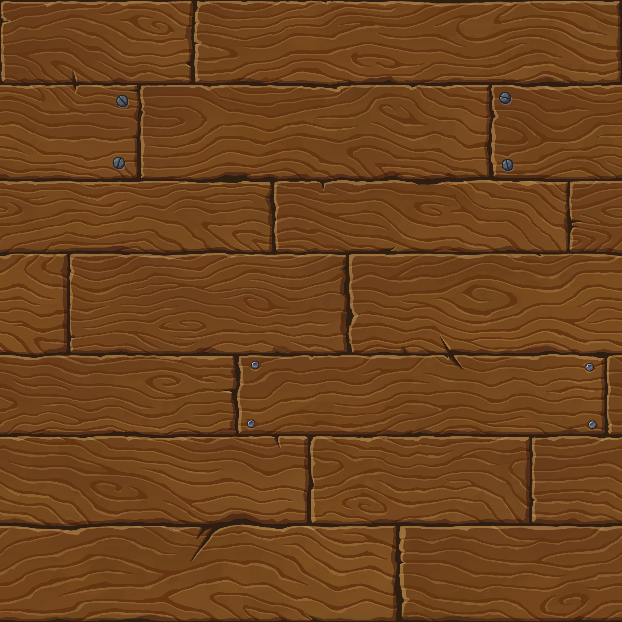 Stylized tileable wood plank texture