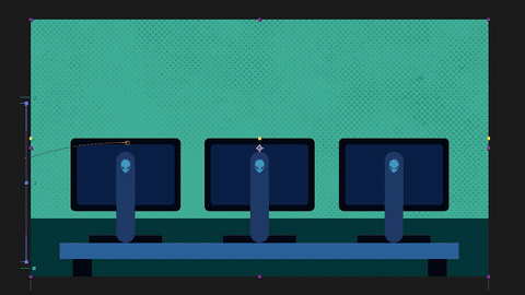 Animated motion graphic featuring notable League of Legends players, from the Deep Dives series