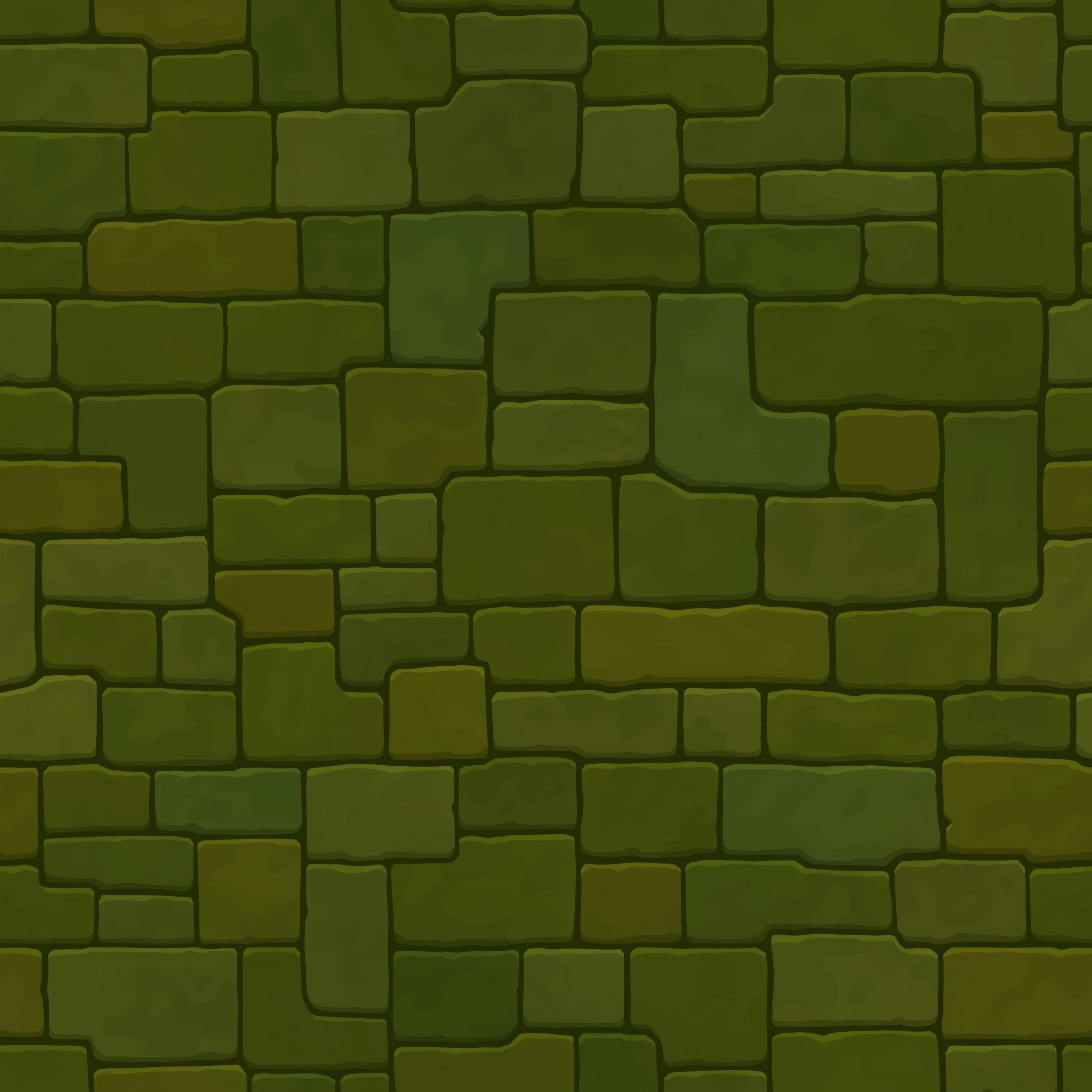 Stylized tileable brick texture