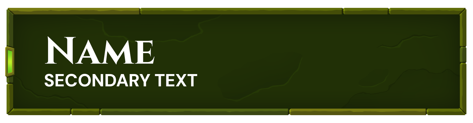 Lower Thirds template, stylized stone texture