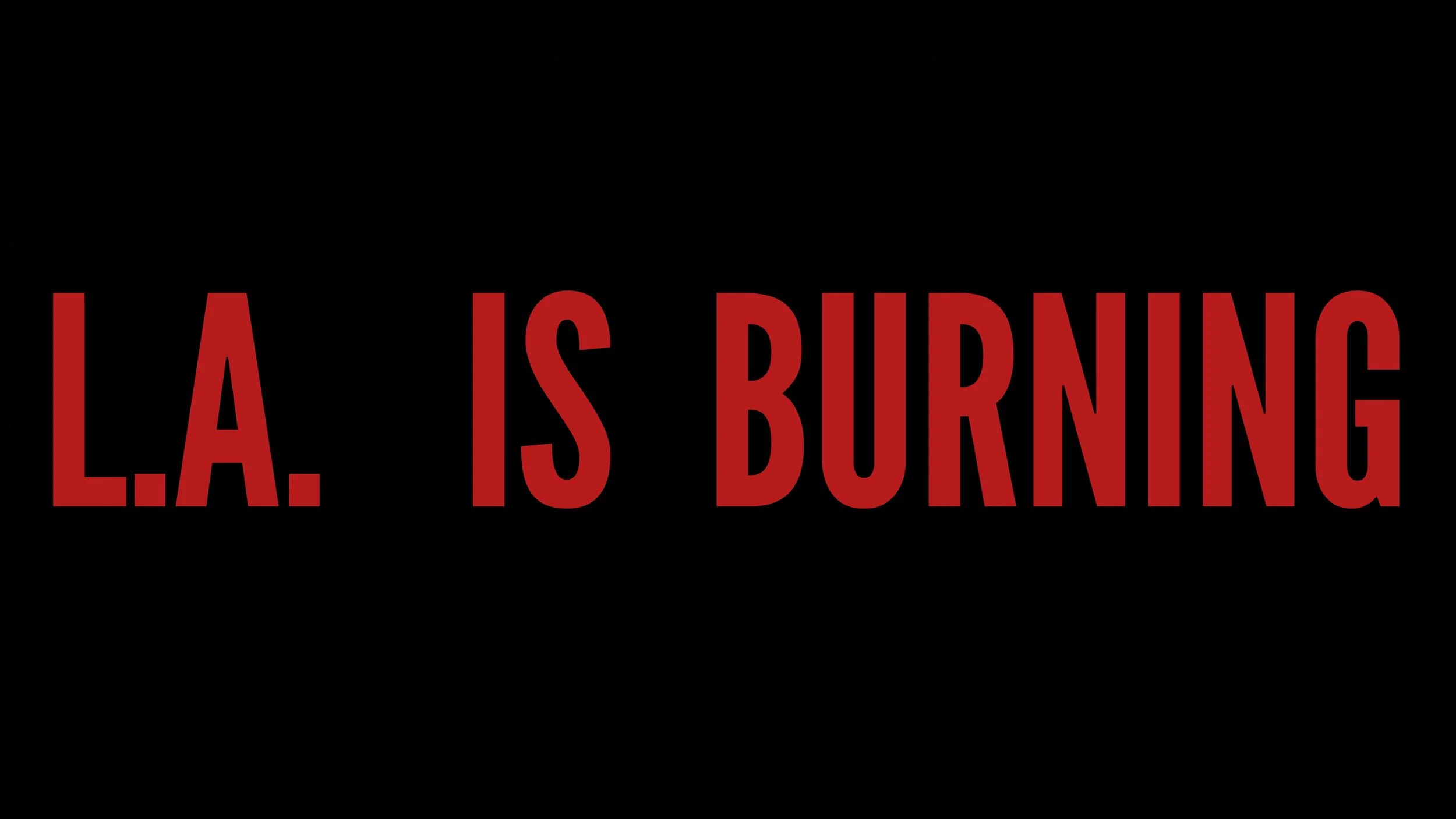 L.A. IS BURNING