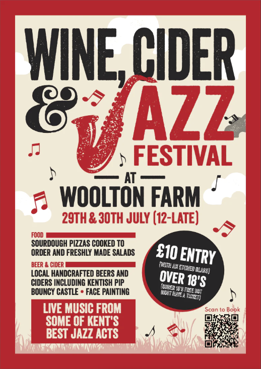 Canterbury's Woolton Farm hosts cider, wine and jazz festival 