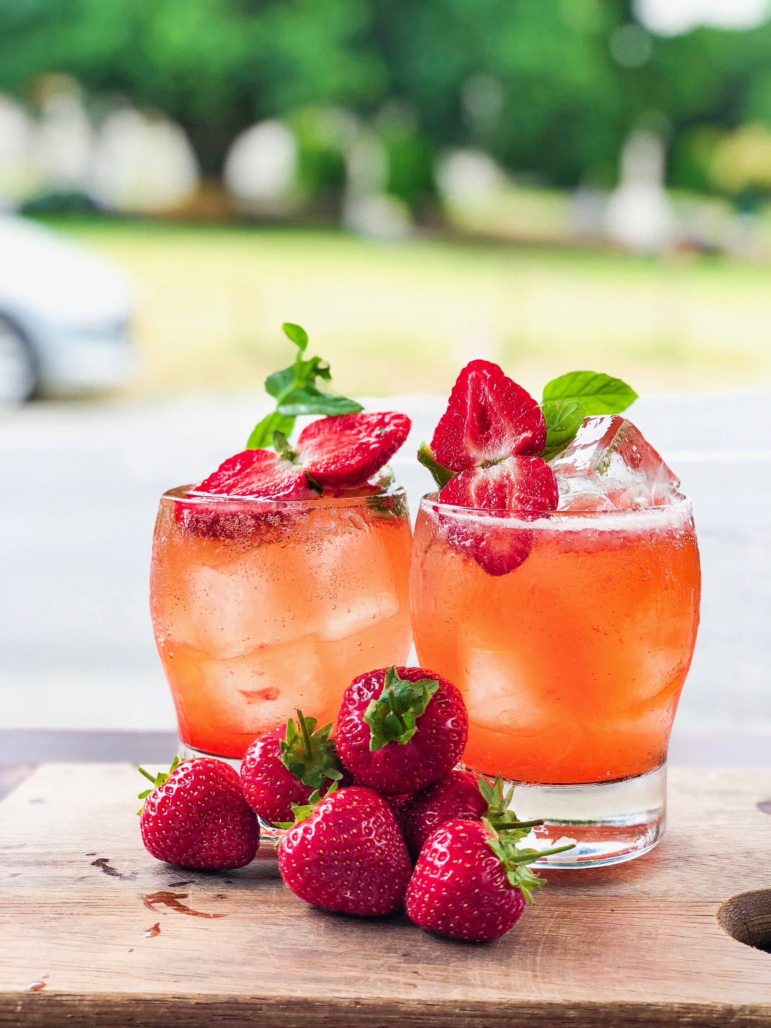 Cocktail of the Month: The Strawberry Lion Spritz