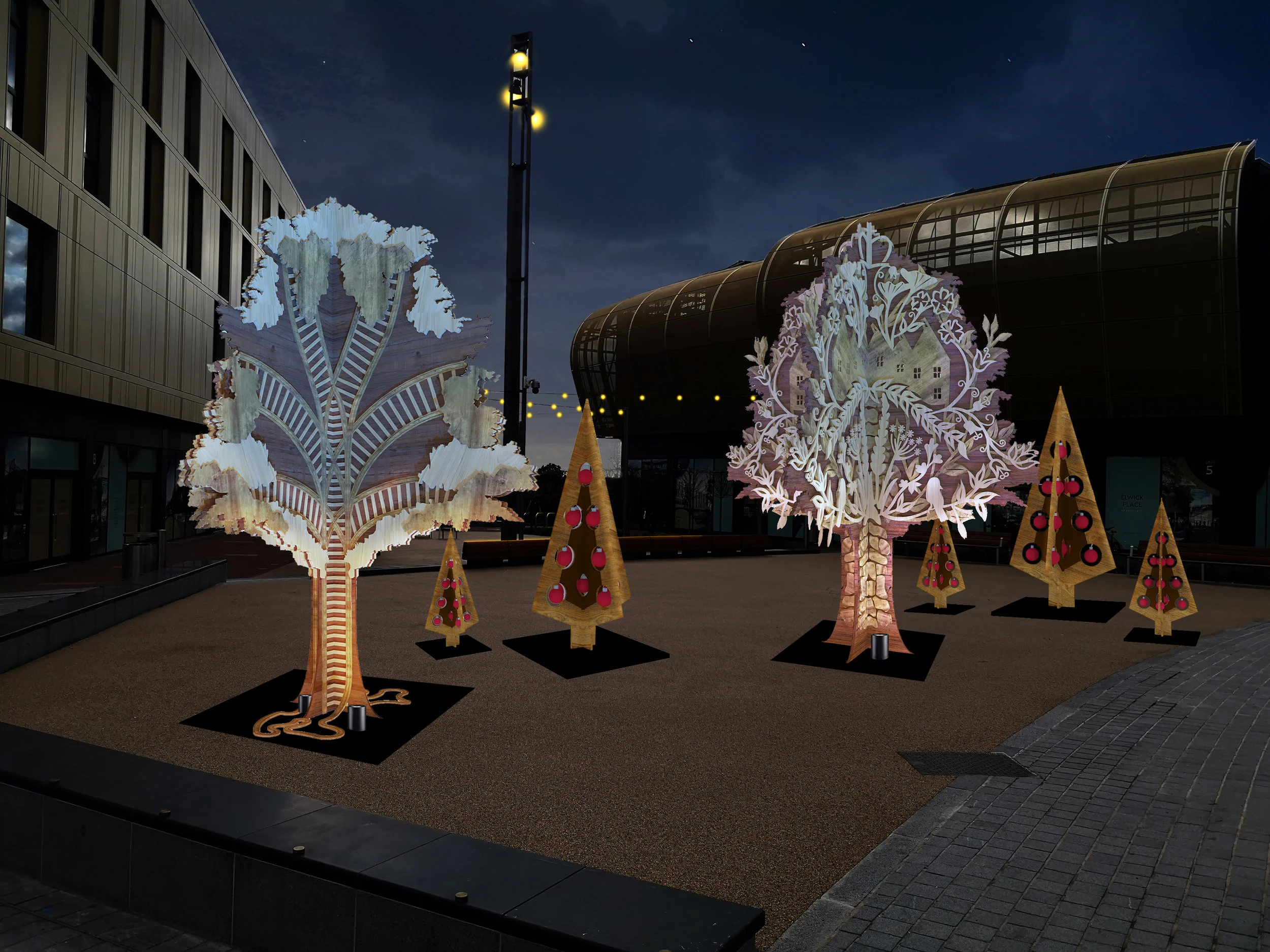 Light installation and bauble march put Ashford Christmas on the map