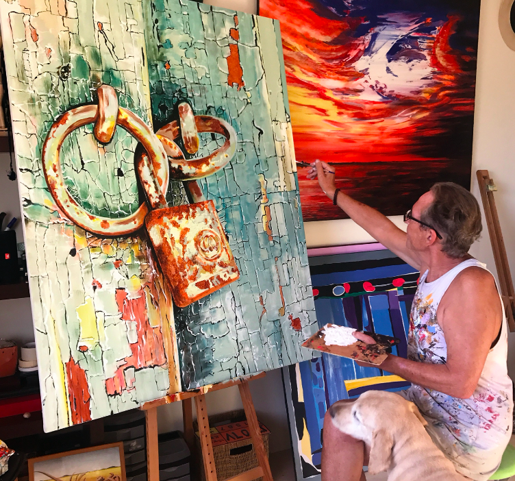 Exhibition: Margate Stroke Survivor teaches himself to paint again