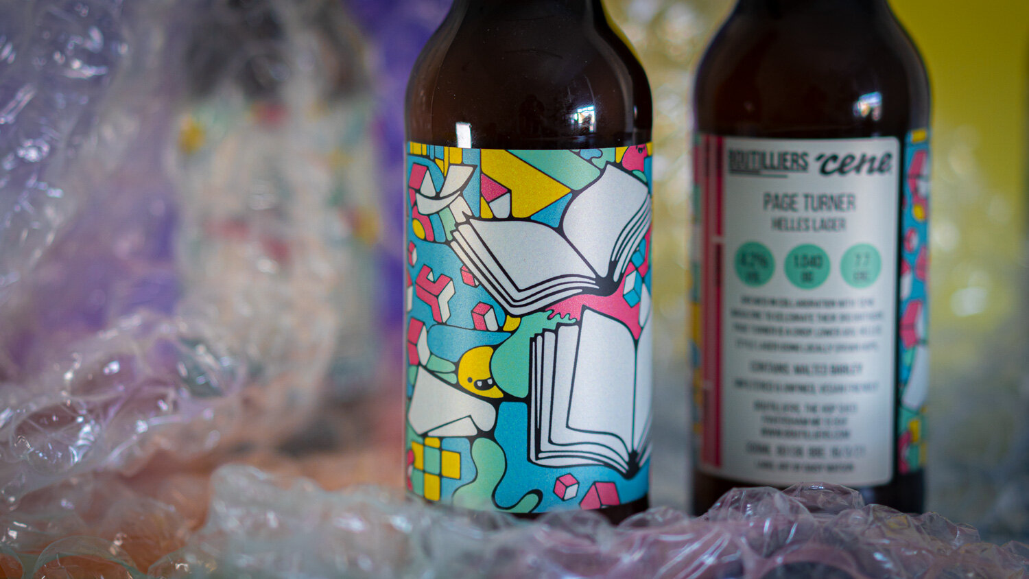 PAGE TURNER : Beer collab - 'cene x Boutilliers