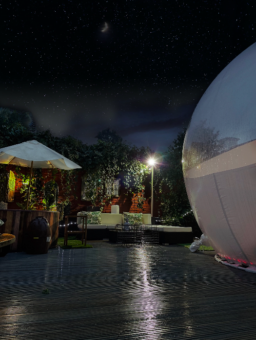 SLEEPING BUBBLE EXPERIENCE UNDER CANTERBURY SKIES