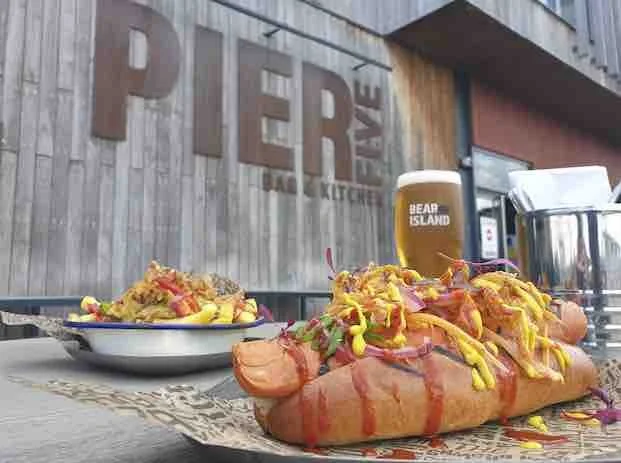 Shepherd Neame brings vegan hot dog to Pier Five